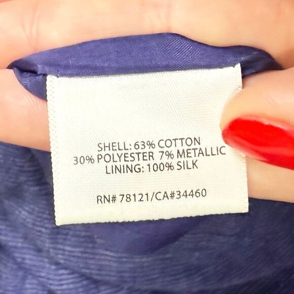 Eileen Fisher Shadow Striped Sleeveless Tunic
Metallic Tank Dress Sapphire - Picture 10 of 10